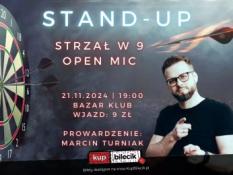 Warszawa Wydarzenie Stand-up Stand-up: Strzał w 9 Open-mic | Marcin Turniak