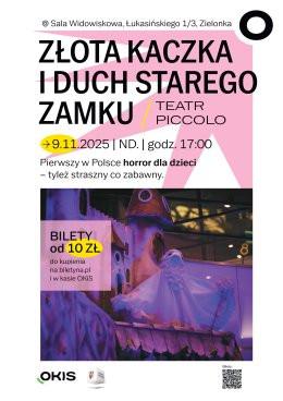 Zielonka Wydarzenie Spektakl Teatr Piccolo - Złota Kaczka i duch starego zamku