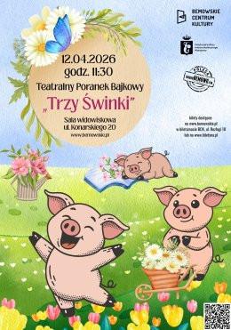 Warszawa Wydarzenie Inne wydarzenie Teatralny Poranek Bajkowy "Trzy Świnki"